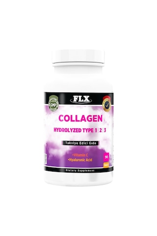 Collagen Tip 1 Tip 2 Tip 3 Hyaluronik Asit Vitamin C 90 Tablet