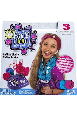 Knits Cool Örgü Stüdyosu- Eğitici Oyuncak,örgü Örme Makinesi