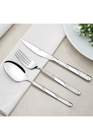 Nehir 12 Adet Londra Model Satenli Tatlı Çatal 304 Kalite 2.5 mm