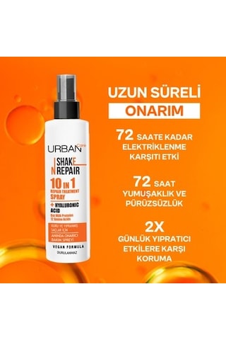 200 Ml Durulanmayan Saç Bakım Spreyi, 10-fonksiyonlu Onarıcı
