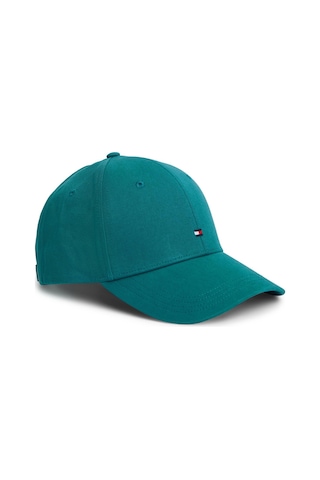 Tommy Hilfiger Th Flag Pamuklu 6 Panel Yeşil Erkek Şapka-13093 Mavi