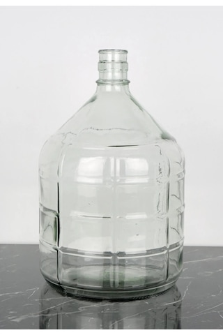 Cam Damacana 15 Litre Su Sebili Uyumlu Pompaya Ve Cihaza Uyumlu Kapak Hediyeli Şeffaf