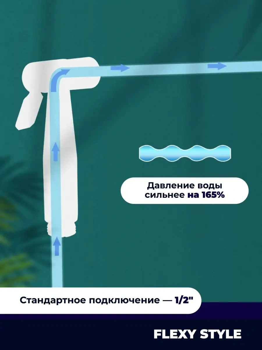 Flexy Style Bidet İçin Hijyenik Duş 165918905 Siyah