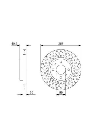 Fiat Albea 1.3Mj 2003-2012 Bosch Ön Disk 2 Adet