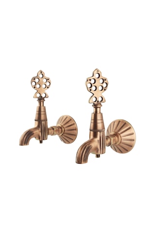 FKN İkili Hamam Taslı Bakır Osmanlı Musluk