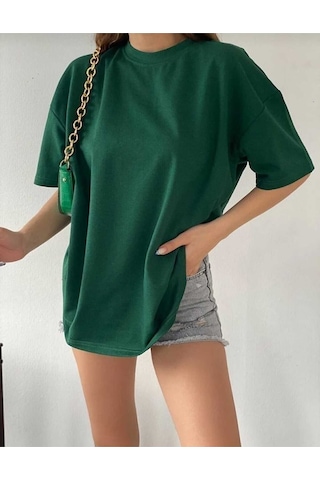 Noıssey Yeşil Düz Oversize Unisex