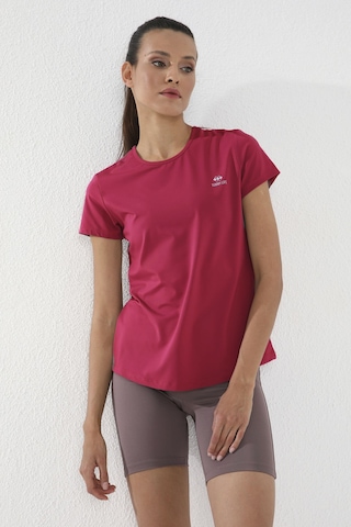 Viva Kırmızı Basic Kısa Kol Standart Kalıp O Yaka Kadın T-shirt - 97144 Kirmizi