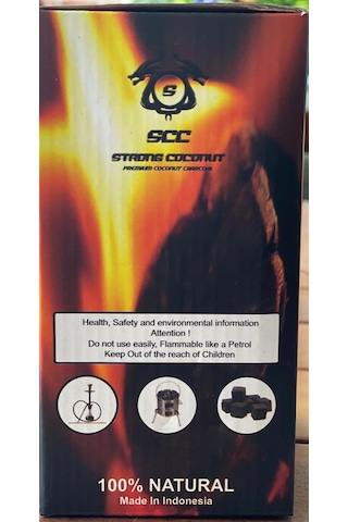 Scc Strong Coconut Nargile Kömürü 1 KG 72 Adet