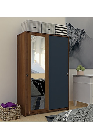 Metalia Gm 345 Sedef Sürgülü Aynali Gardrop Dolap