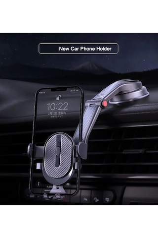 Araç Torpido Üstü Vakumlu Telefon Tutucu Güçlü Vakum Ayarlı