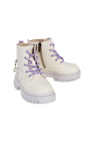 Civil Boots 26-30 Numara Bot Krem-lila Krem-lila Krem - Lila