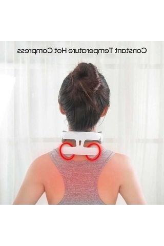 Tysm 4 Kafalı Servikal Masaj Aleti, Usb Şarjlı Beyaz, Novahub Mağazası Beyaz Beyaz