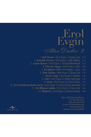 Erol Evgin - Altın Düetler 2 Plak
