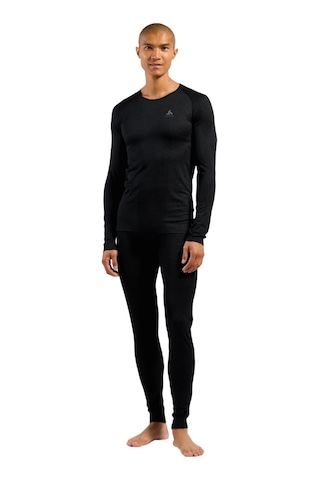 Odlo Odlo Active F-dry Light Bl Top Crew Neck L/s Erkek Siyah Içlik Üst 6000 Siyah