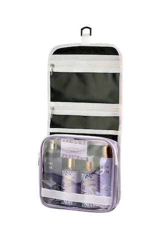 Nurxos 9818 Lavanta 5 Parça Kadın Duş Çantası Seti 8681124698186