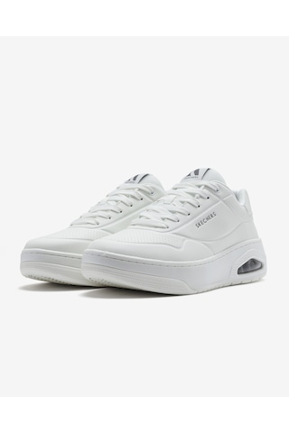Skechers Uno Court Erkek Beyaz Sneakers 183145 Wht Beyaz