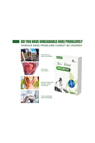 Mufunye Doğal Bileşenli Pelin Otu Diz Yaması - 12 Adet, Çok Amaçlı Kullanım İçin İdeal