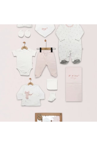 Bistyle Grow İn Love 10'lu Hastane Çıkışı 11101 Pembe Ekru Çok Renkli