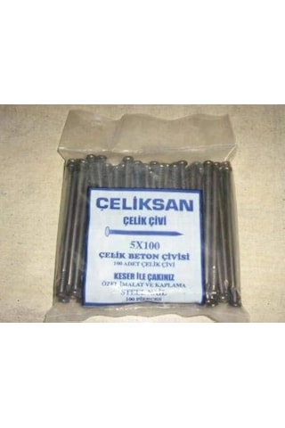 Beton Çivisi 100 Adet Çelik Çivi 5x100 5 x 100 Beton Çivisi 100 Adet Çelik Çivi 5x100 5 x 100