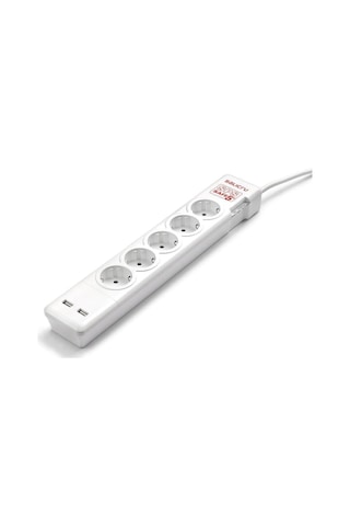 Salicru Usb'li Akım Korumalı Priz 5' Li 1.5 M