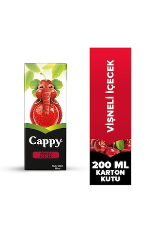 Cappy Vişneli İçecek 200 Ml X 27 Adet