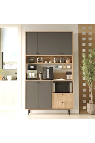 Lounge Kahve Köşesi Çok Amaçlı Dolap Mutfak Dolabı Re7-sa