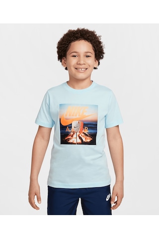 Nike Nıke Classıc Erkek Çocuk T-shırt Hq3243-474 Mavi