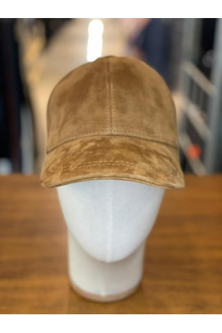 Hamze %100 Süet Deri Erkek Kışlık Cap Şapka Açık Camel
