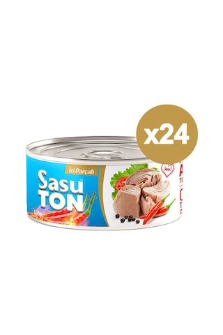 Sasu Blue Acılı Ton Balığı İri Parçalı 24 x 160 G