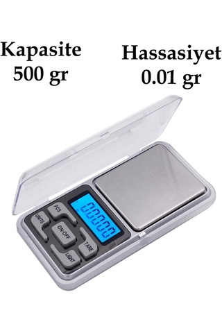 River World Dijital Hassas Elektronik Cep Terazi Tartı 500 G 0.01