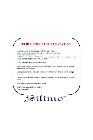 Sol Taraf Kasık Fıtığı Korsesi Kemeri Kuşağı