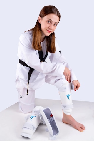 Haşado Taekwondo Kol Ve Kaval Koruyucu Takımı Beyaz