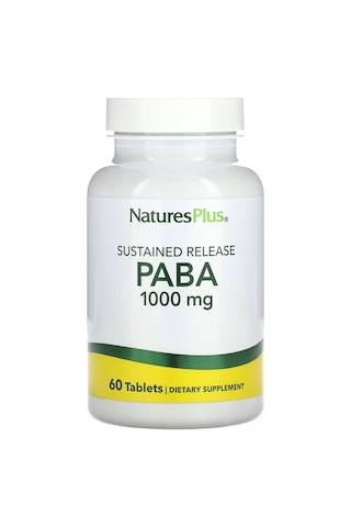 Naturesplus Sustained Release Paba 1,000 Mg 60 Tablet