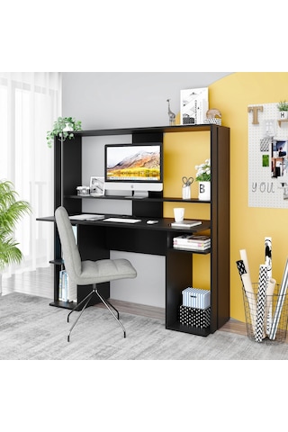 Robin Home Dark Bilgisayar ve Ofis Masası Siyah