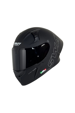 Kask Sway F357 Kask Mat Siyah
