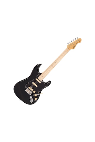 Vintage V6h Reissued Elektro Gitar - Boulevard Black