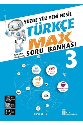 3.sınıf Yeni Nesil Türkçe - Fen Max Soru Bankası