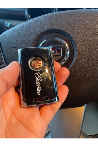 T-carbon Cadillac Anahtar Kılıfı Anahtarlık İçinde / Cadillac Anahtar Kılıfı 197551036