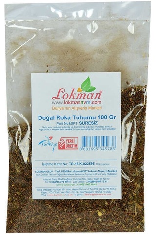 Doğal Roka Tohumu 100 Gr Paket Diğer