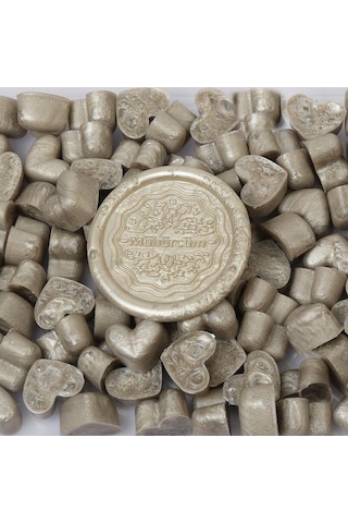 Mühür Mumu Eritme Kalp Boncuk Paket Mod No: 409 BEYAZ ALTIN SATEN