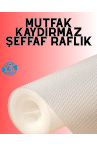 Eva Malzemeden Kaydırmaz Şeffaf Raflık Buzdolabı Kaplaması