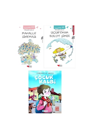 Evrensel Çocuk Kalbi - Sevim Ak Kitapları Mahalle Sineması - Uçurtmam Bulut Şimdi 3 Kitap
