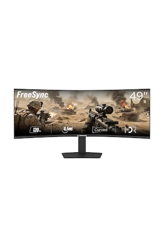 Rampage Tıtan Tt49c120q 49 120hz 0,5ms Fast Va Hdr Freesync 5120 1440 Rgb Pc Curved Oyuncu Monitörü