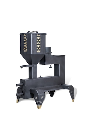 Etinova Pelet Soba M001 Mini Pelet Sobası Desenli Model