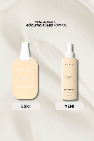Matsu Cloud Milk Nem Veren Kolay Tarama Saç Sütü Spreyi Panthenol E Vitaminli 200 ml