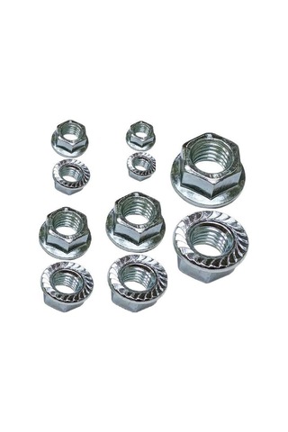 Flanşlı Somun Metrik 4mm 10 Adet Pullu Somun 4 MM
