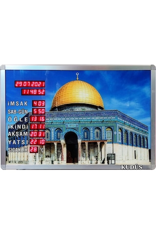 Uv Baskılı Ezan Okuyan Vakitmatik Euvi