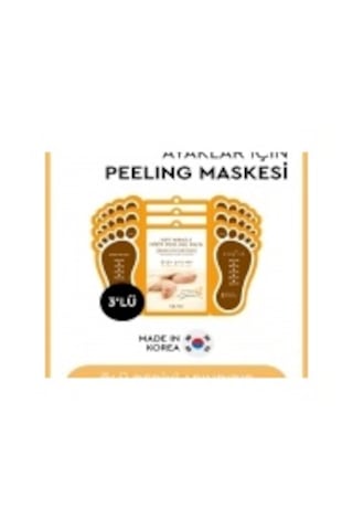 Mjcare Miracle Foot Peeling Pack - Mjcare Çorap Tipi Ayak Peeling Maskesi 3'lü