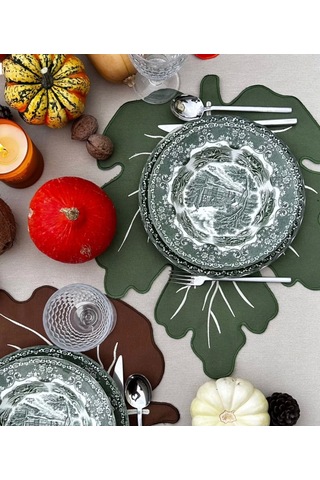 Yaprak Model 4 Kişilik Amerikan Servis Yeşil