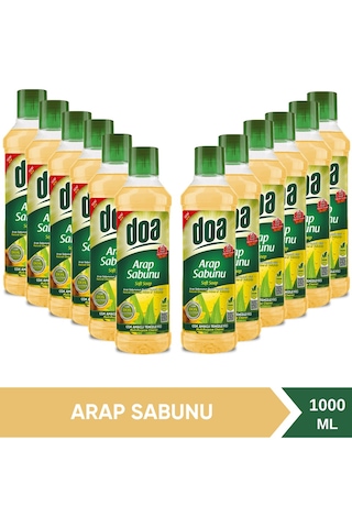 Doa Sıvı Arap Sabunu 1 Lt Vegan X 12 Adet 12'li Set